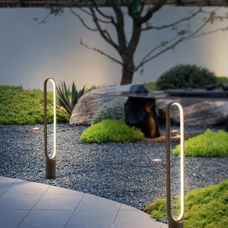 Simple Outdoor Waterproof Courtyard Lighting Round Pole IP65 Garden Light 30W Led Garden Light