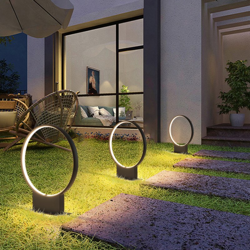 Simple Outdoor Waterproof Courtyard Lighting Round Pole IP65 Garden Light 30W Led Garden Light