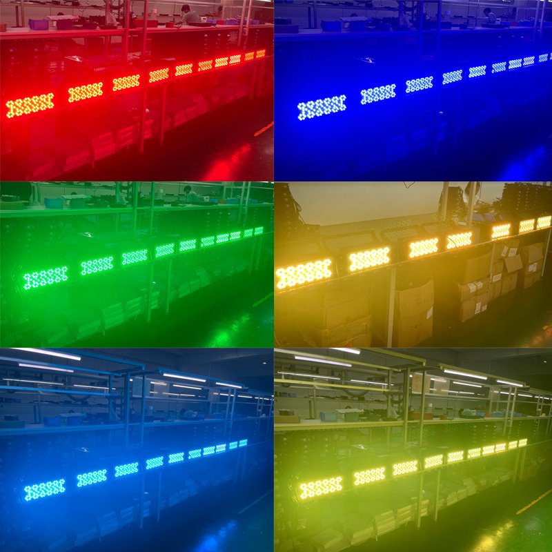 Full Colors Changing RGB RGBW Garden Park Landscape Spotlight Outdoor Remote Control Floodlight 150w 300w 450w Led Flood Light
