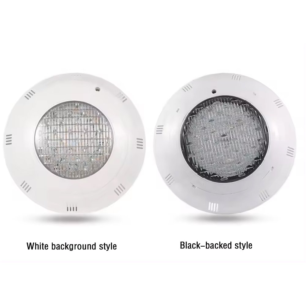 Hot Selli12v Full Color Par56 RGB 18W Underwater Light ABS IP68 Outdoor Fountain Wall Mounted Waterproof Led Swimming Pool Light