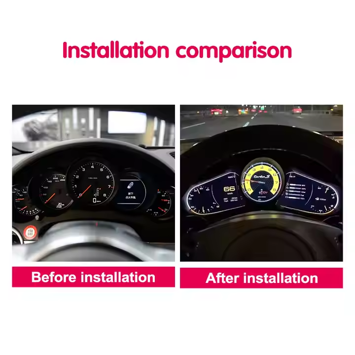 LCD Instrument Digital Cluster for Porsche Cayenne 2011-2017 PCM3.0/3.1/4.0 Car Auto Meter Speedometer CarPlay Dashboard LHD/RHD