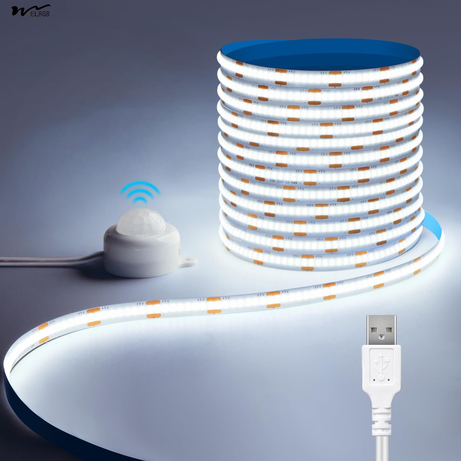 High Quality Cabinet Light LED Strip with RGBW 6.56ft/2M Motion Sensor LED Light