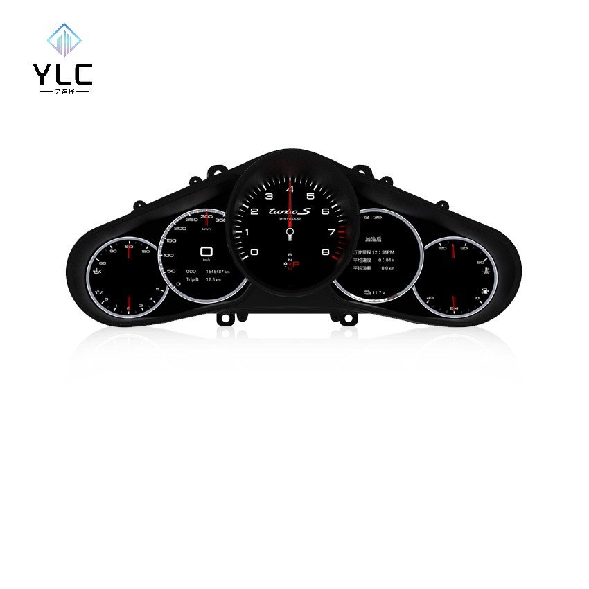 YLC 12.3 Inch LCD Dashboard Auto Meter Display Instrument Digital Cluster for Porsche Cayenne 2010-2017