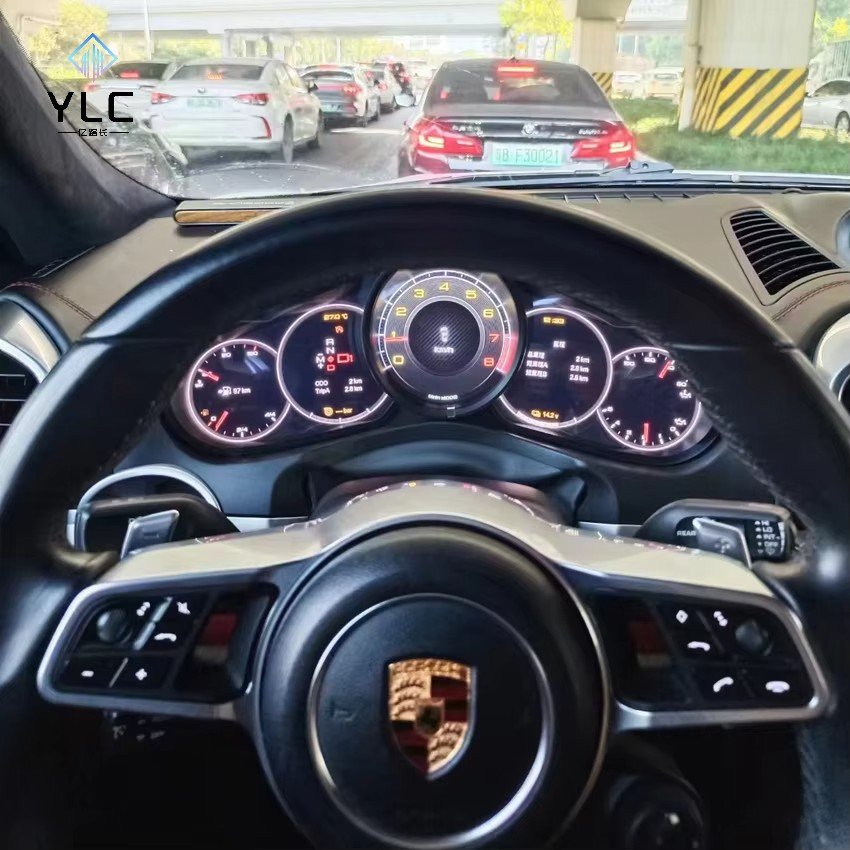 YLC 12.3 Inch LCD Dashboard Auto Meter Display Instrument Digital Cluster for Porsche Cayenne 2010-2017