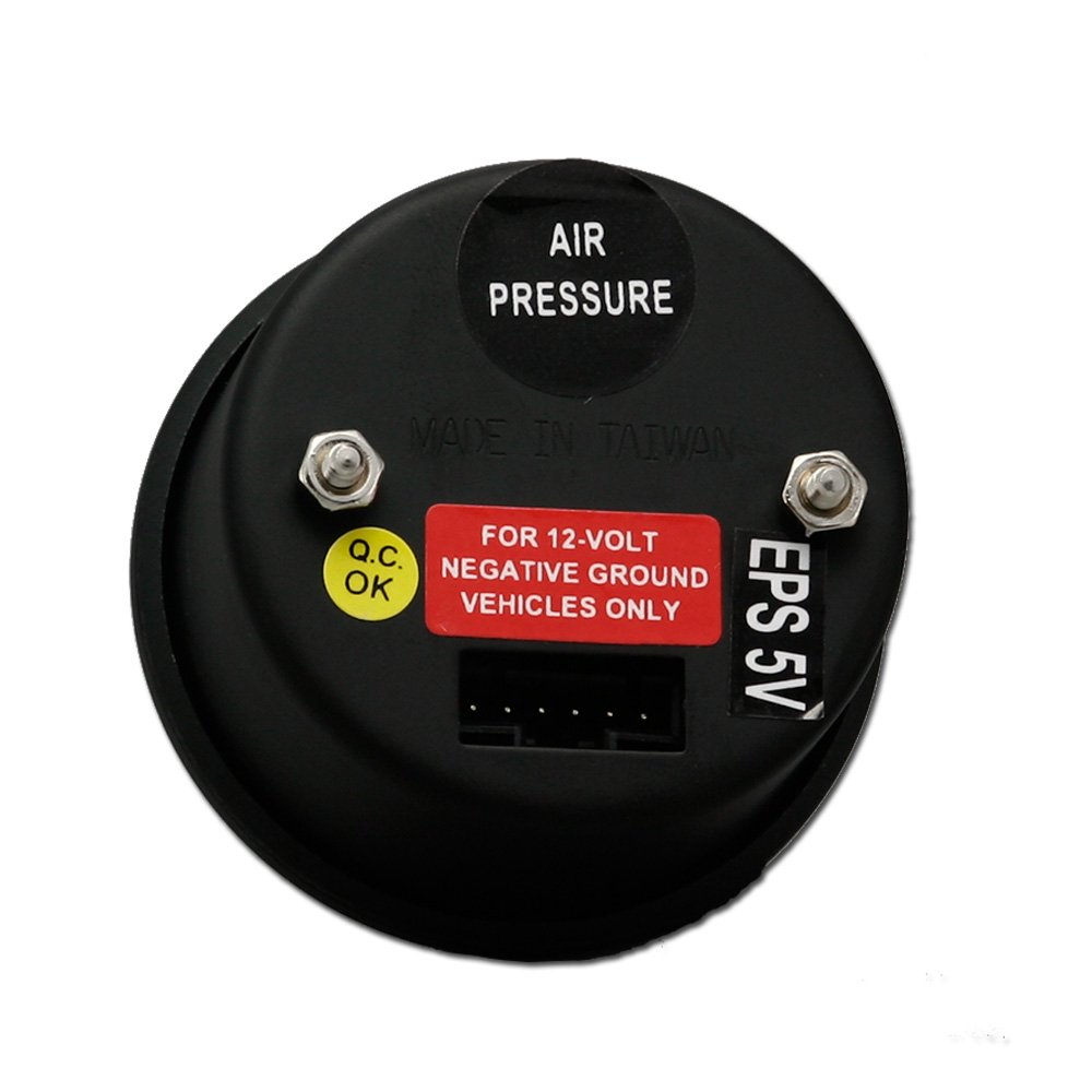 2 1/16" 52 mm Made in Taiwan Product Auto Digital Vehicle Monitor Air Pressure Meter