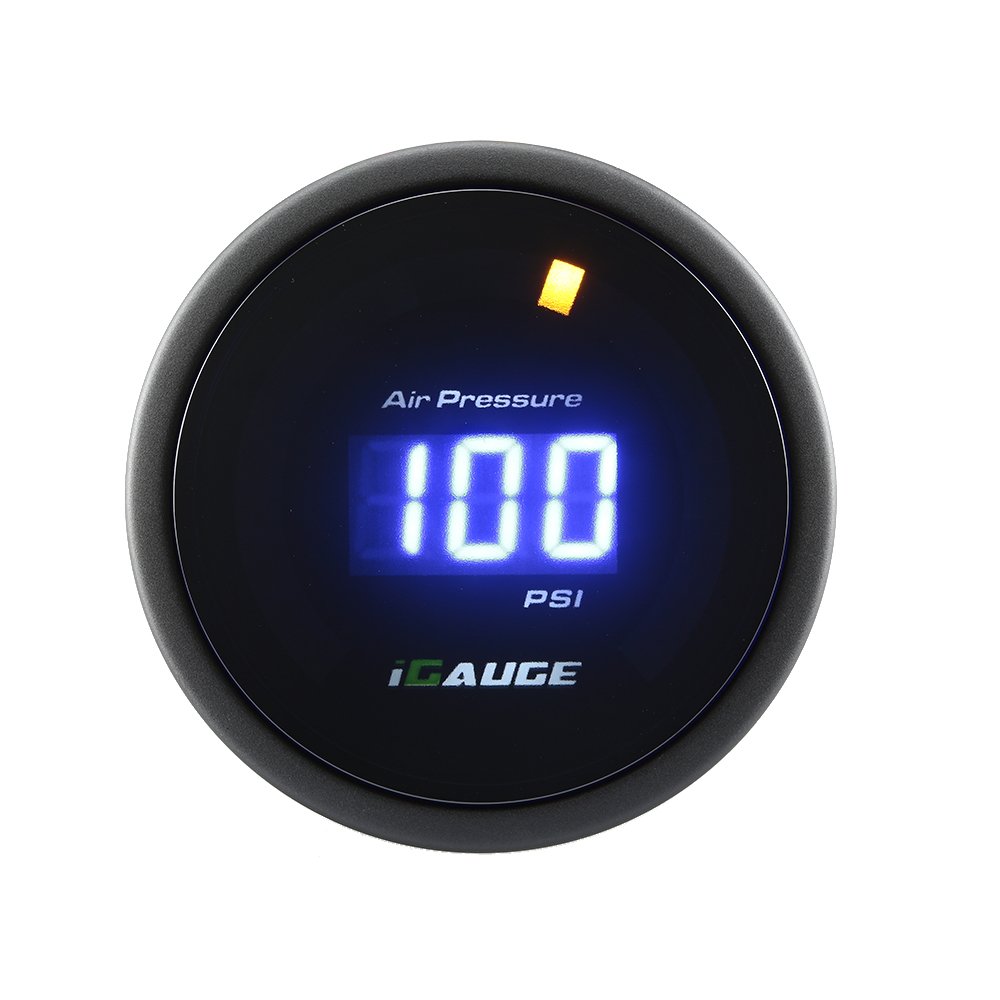 2 1/16" 52 mm Made in Taiwan Product Auto Digital Vehicle Monitor Air Pressure Meter