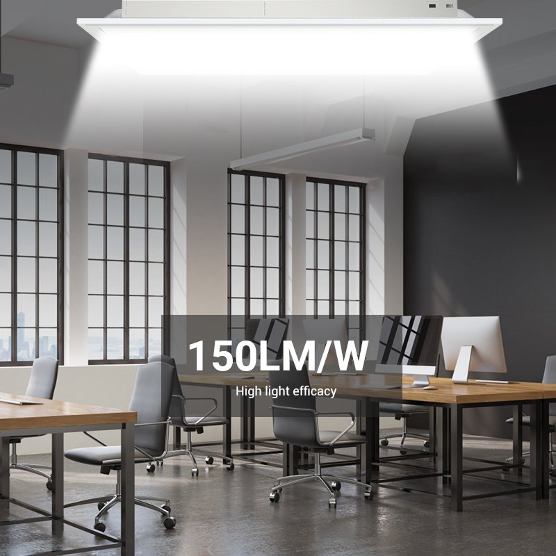 CE ETL DLC Premium 30W 35W 40W 130Lm/w 2x2 2x4 Led Panel Lighting for North America
