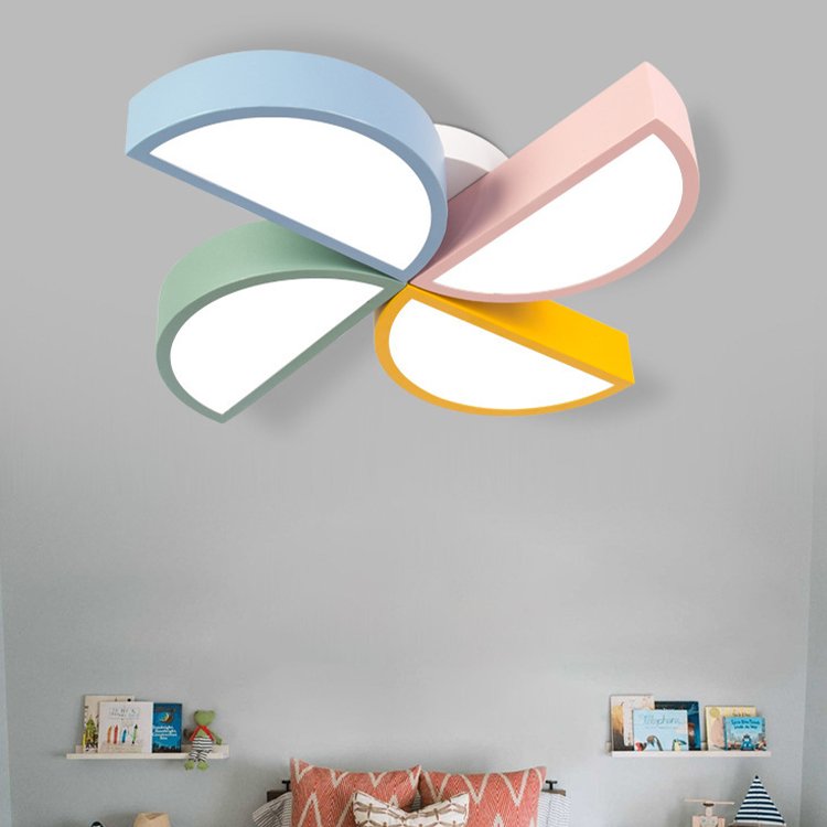 Colorful Windmill Children's Room LED Ceiling Light Diameter 50cm 60cm 24W 36W Bedroom Kindergarten Daycare Class Ceiling Light