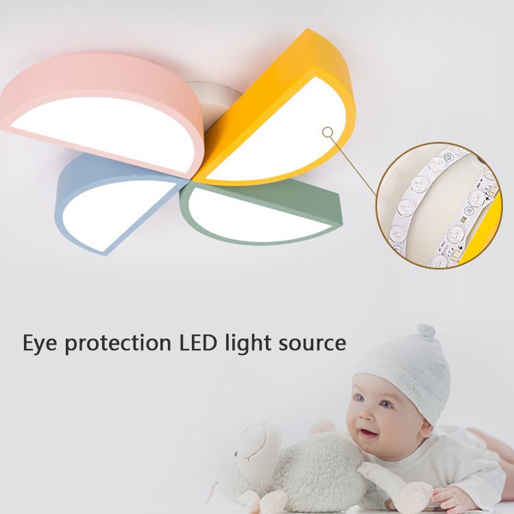 Colorful Windmill Children's Room LED Ceiling Light Diameter 50cm 60cm 24W 36W Bedroom Kindergarten Daycare Class Ceiling Light