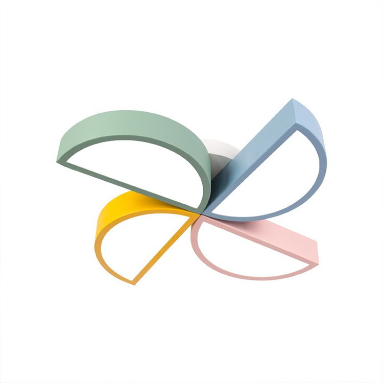Colorful Windmill Children's Room LED Ceiling Light Diameter 50cm 60cm 24W 36W Bedroom Kindergarten Daycare Class Ceiling Light
