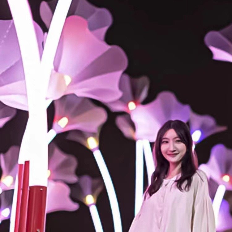 Led Horn Flower Light Outdoor Waterproof Landscape Light Road Lighting Lamp Plaza Park Morning Glory Lawn Lamp