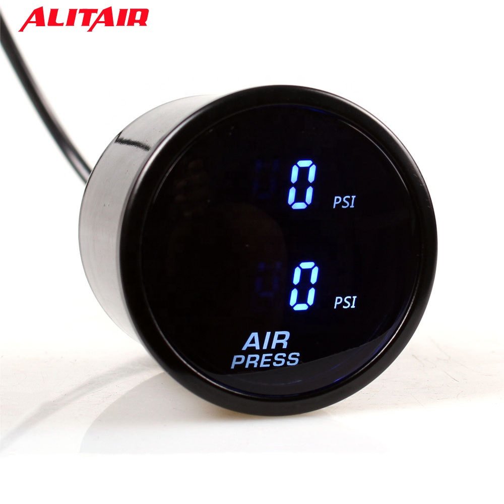 52mm Electronic Auto Meter Digital Dual Display Air Compressor Pressure Gauge for Car