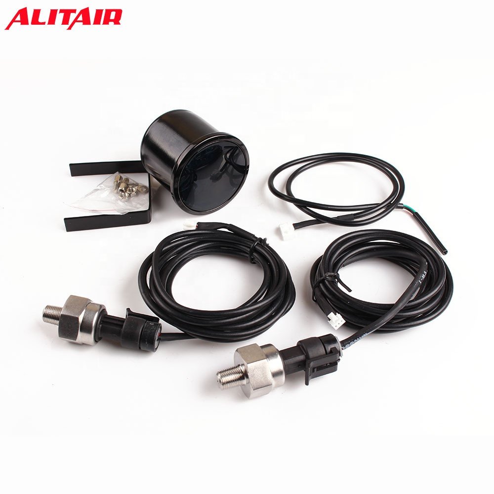52mm Electronic Auto Meter Digital Dual Display Air Compressor Pressure Gauge for Car