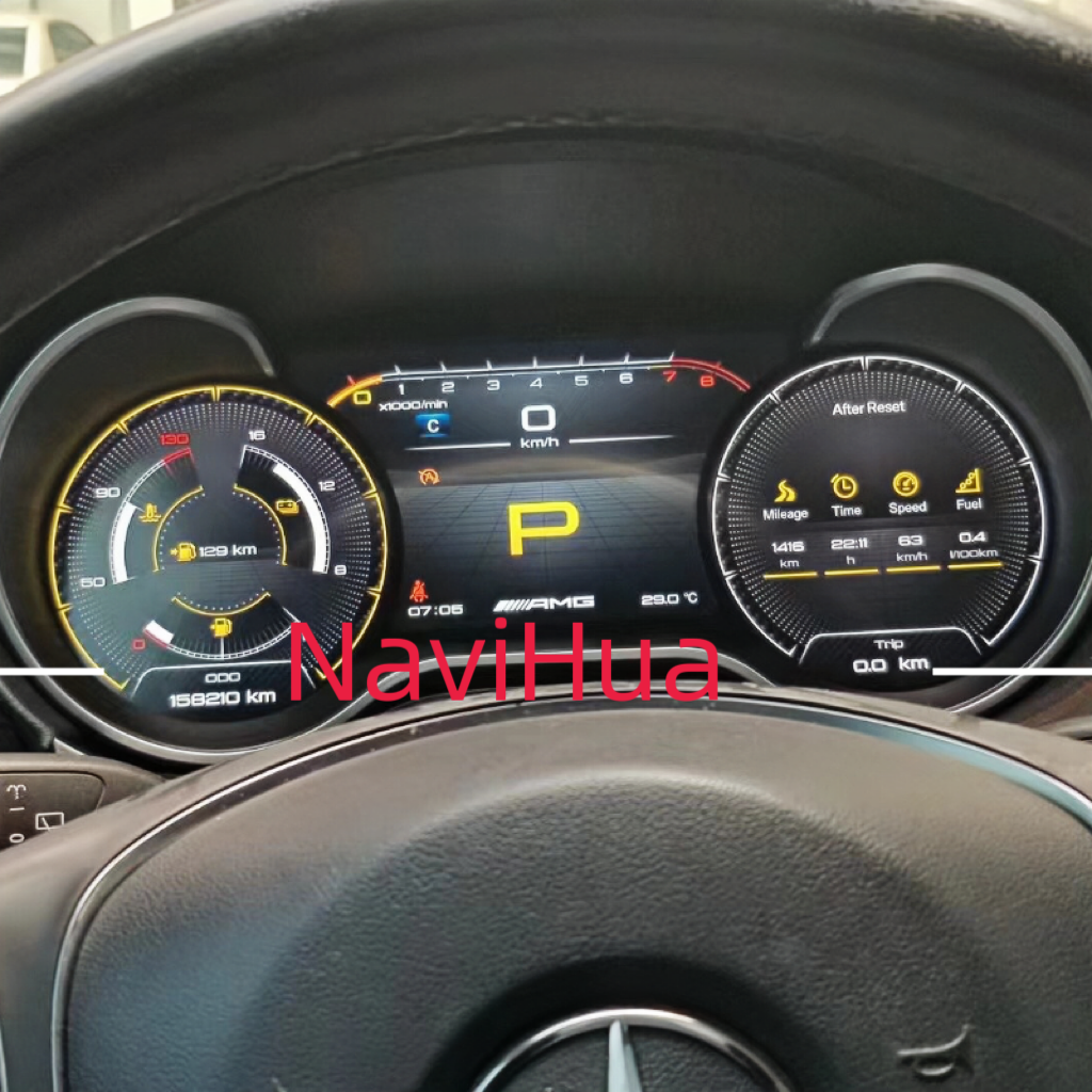 NaviHua New Upgrade Interior Kit Dashboard Cluster for Mercedes ML GL NTG4.5 for Benz GLE GLS G Class NTG5.0 for Benz R Class