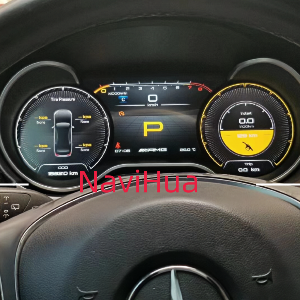 NaviHua New Upgrade Interior Kit Dashboard Cluster for Mercedes ML GL NTG4.5 for Benz GLE GLS G Class NTG5.0 for Benz R Class