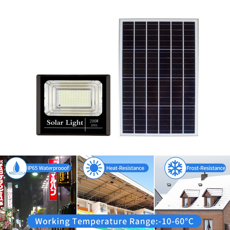 High Class Aluminium Housing Outdoor 25 40 60 100 200 300 W LED Solar Power Flood Light