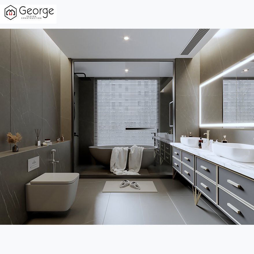 Interior Design Services With Materials 3D Rendering Service for Modern House