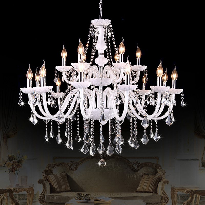 New Design Stairway Villa Wedding Custom Project Luxury Crystal K9 Led Chandelier Lamp