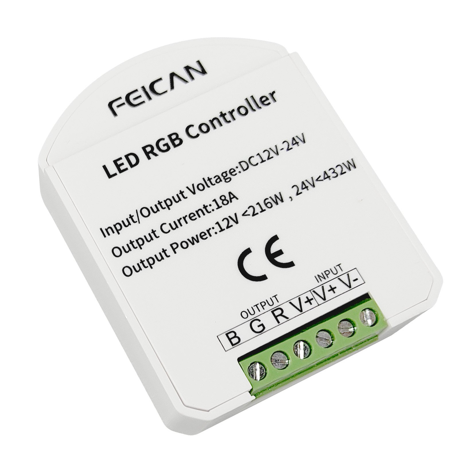 Feican FC-050 RF LED RGB Controller With Touch Remote 8 Keys DC12v 24v RGB RF LED Controller