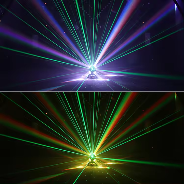 150w Two Arm Wind Fire Wheel Led Beam Laser Strobe Moving Head Light for Night Club Disco Show