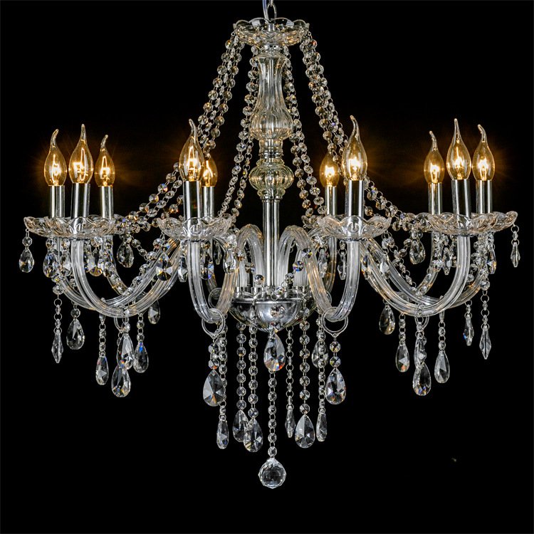 Indoor Luxury Decoration Large Crystal Chandelier Pendant Lights for Wedding Hall Hotel House