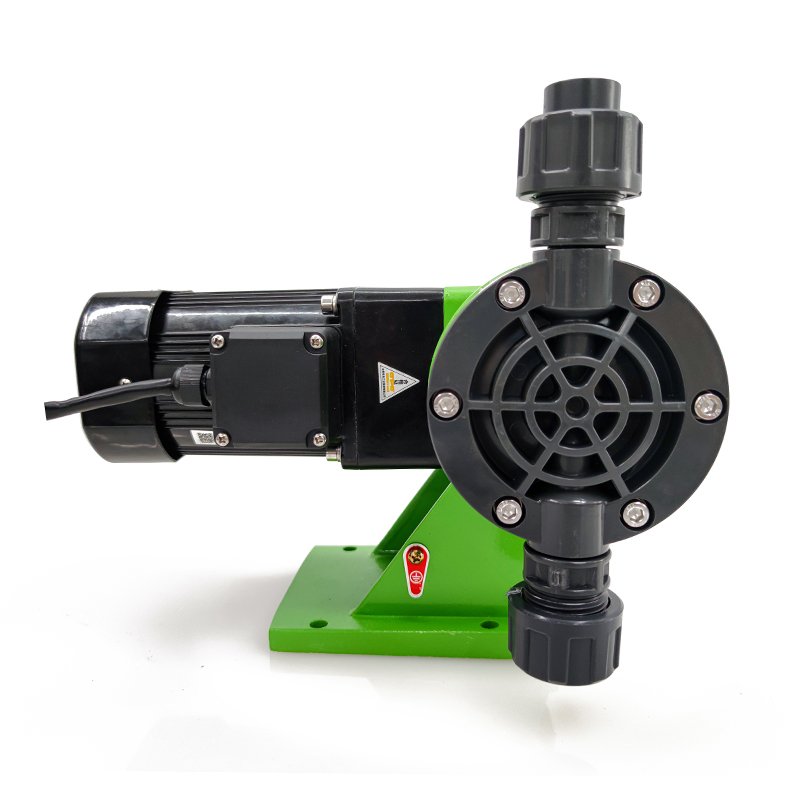 HEPHIS 5-180LPH 5-10Bar Nitric Acid PTFE Diaphragm Metering Auto Dosing Pump for Acid and Highly Corrosive Chemicals Fluid
