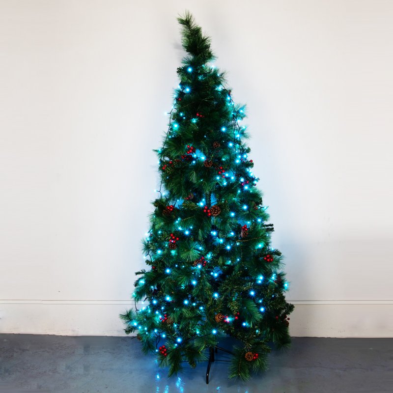 Uplumin 3D Outdoor Giant New Year Christmas Tree DMX Animated Led Programmable Motif Light