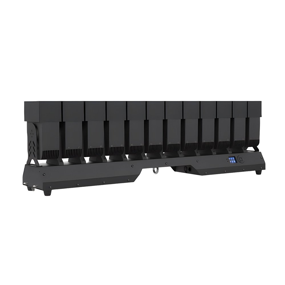 New Coming 12X60W RGBW Swing Beam Moving Head Wash Light Stage Lighting for DJ Bar Night Club