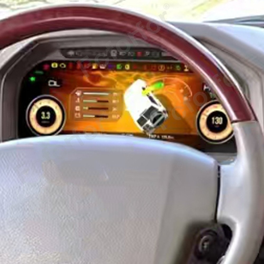 Digital Cluster for Toyota LC 70/71/76/78/79 2007-2024 LCD Instrument Panel Virtual Cockpit Speed Meter Dashboard
