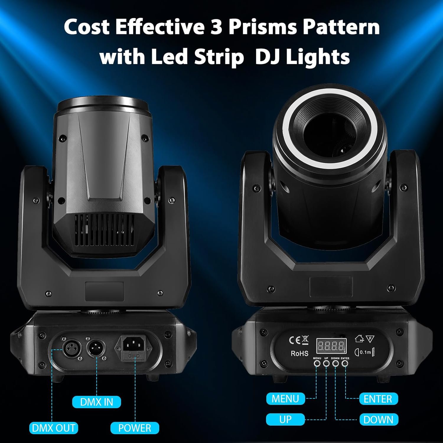 Beam Moving Head Stage Light 30W 80W 150W t RGBW Spot Lighting DJ Disco Show DMX