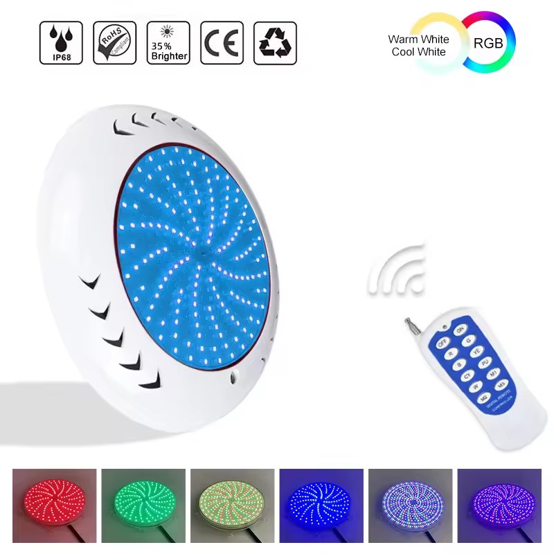 RGB Light IP68 18W 24W 36W Colorful Changeable Led Underwater Swimming Pool Light