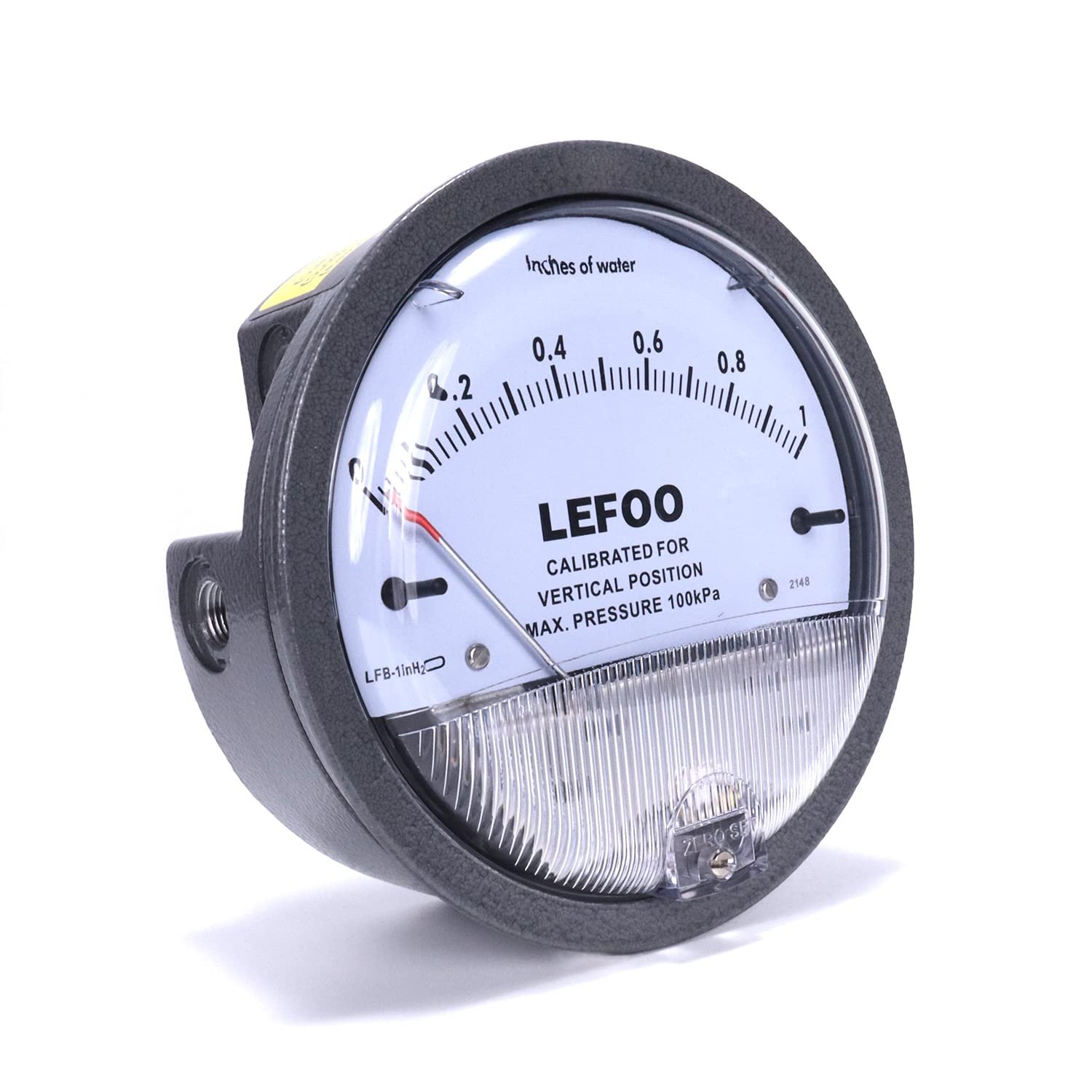 LEFOO High Quality Differential Pressure Gauges Pressure Measuring DP Gauge Digital Economic Manometer