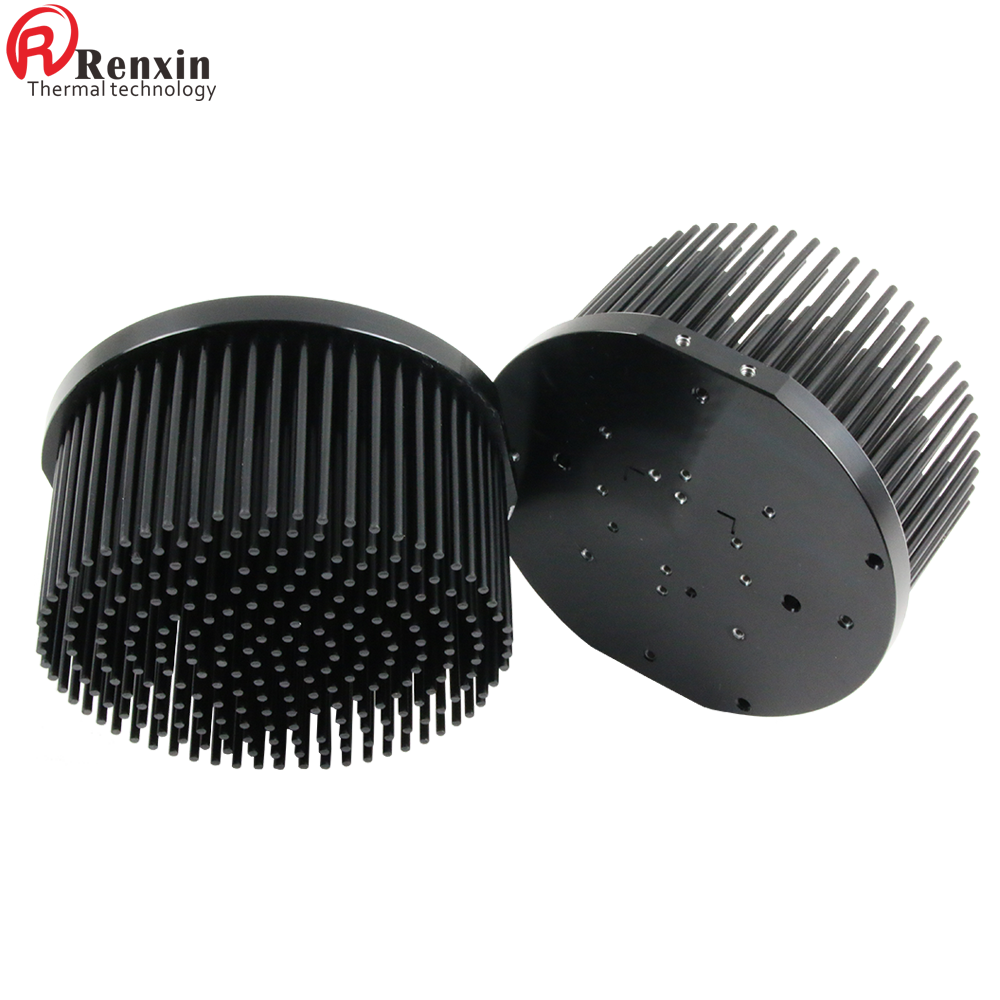 Aluminum Led Cob 140mm Pin Fin Heatsink