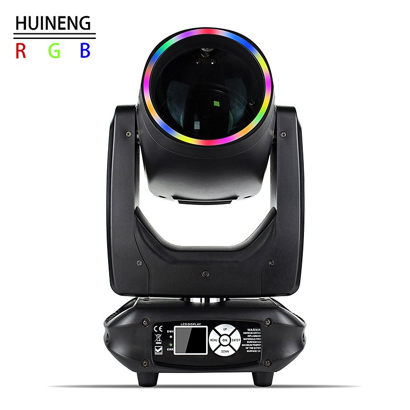 High Quality Sharpy 295w Beam Moving Head for Disco Dj Light Club Party Bar Dmx Stage Lamp With Led Strip Ring