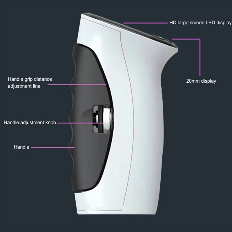 Dynamometer Hand Grips Strength Trainer LED Digital Electronic Grip Strength Measurement Meter Auto Capturing Power