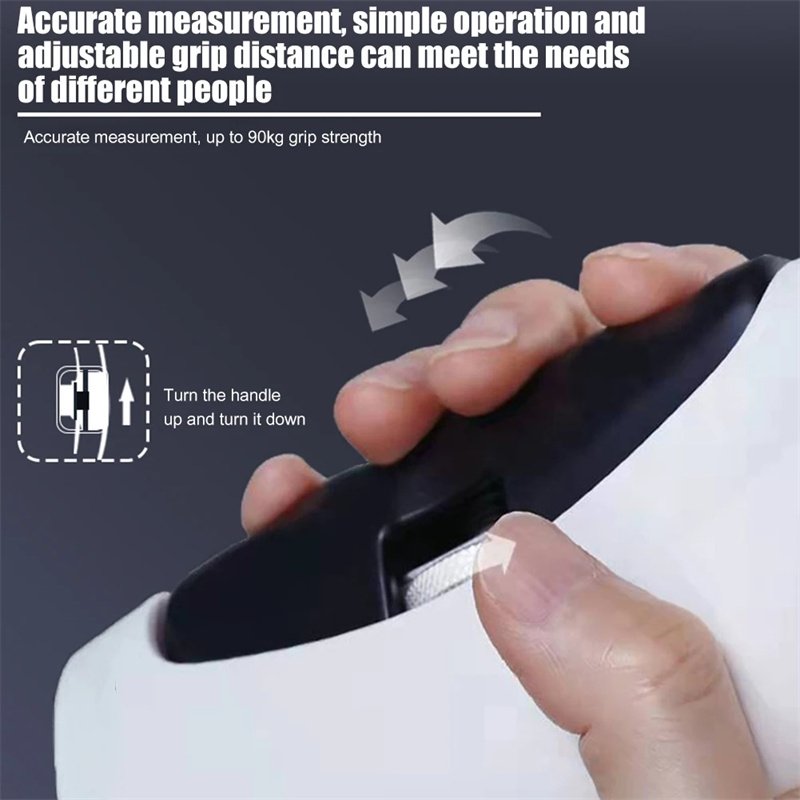 Dynamometer Hand Grips Strength Trainer LED Digital Electronic Grip Strength Measurement Meter Auto Capturing Power