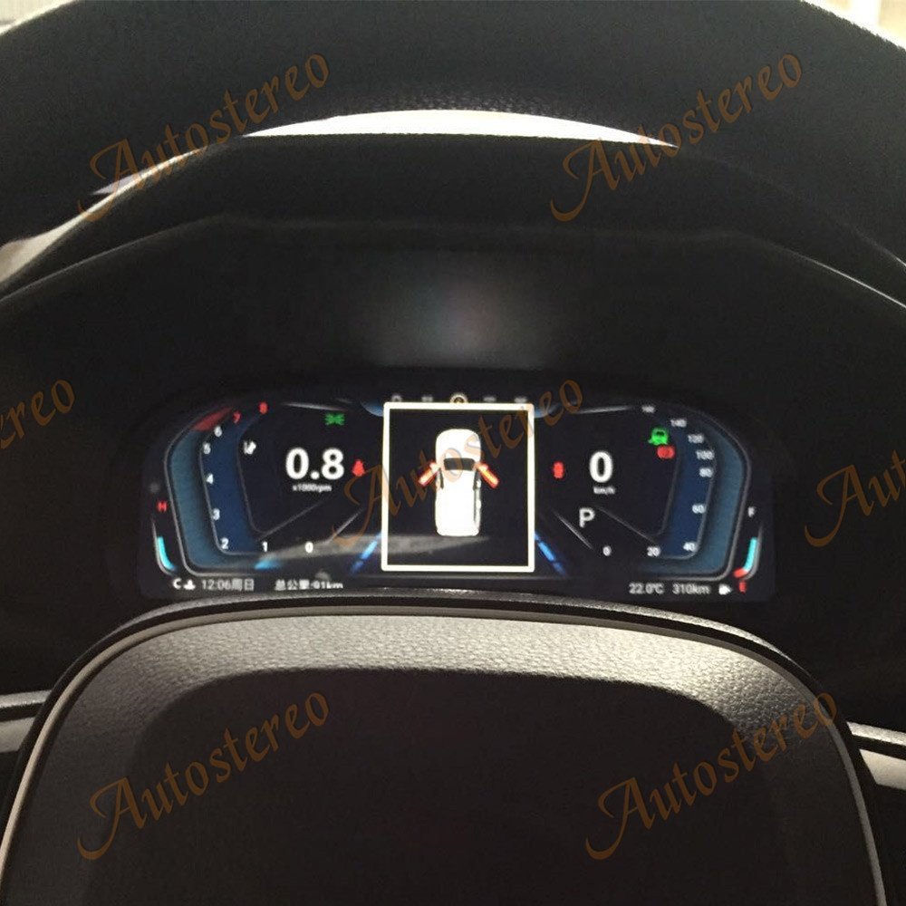 For Toyota RAV4 2020 LCD Dashboard Auto Player Digital Cluster Instrument Panel Multifunctional Speed Meter Car Accessories