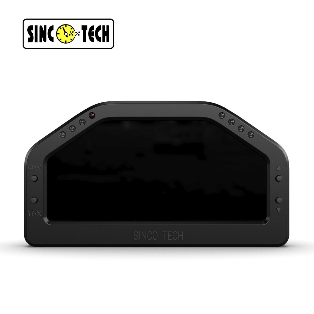 SincoTech DO922 6.5'' Universal Digital Sensor Gauge Dashboard LCD Race Dash Tachometer Speedometer Boost Auto car meter