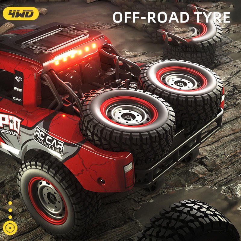 AiJH 70KM/H Drifting Remote Control Car 2.4G Brushless Motor Rc Auto LED Light Off-road Rc Climbing Car
