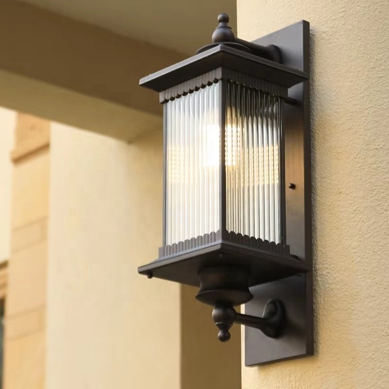 Spot Wall Lamp, Outdoor Lighting Fixture, Wall Mounted Waterproof Wall Lamp, E27 Hotel Garden Outdoor Solar Wall Lamp