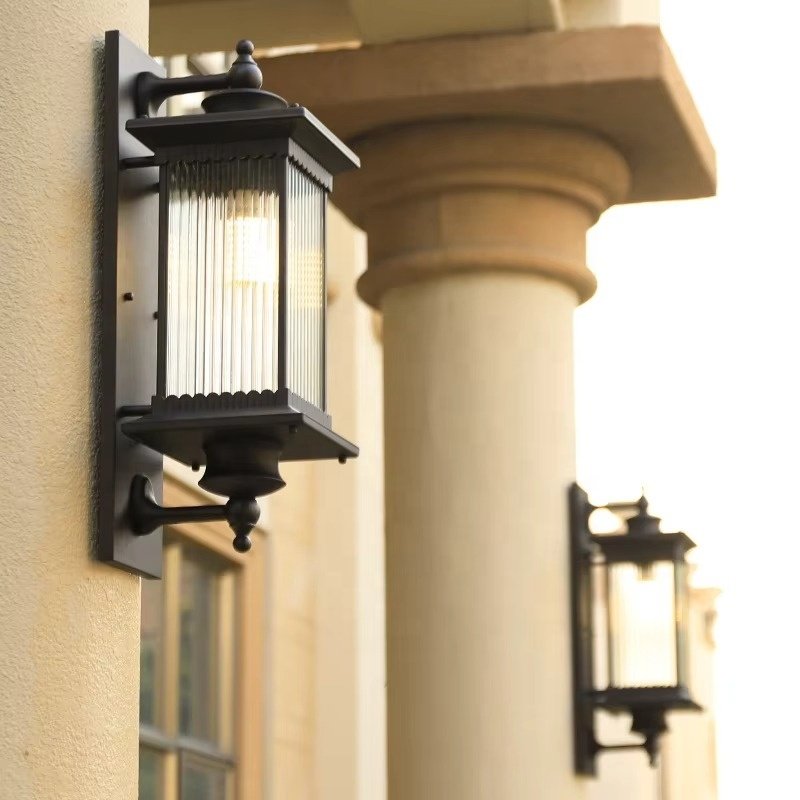 Spot Wall Lamp, Outdoor Lighting Fixture, Wall Mounted Waterproof Wall Lamp, E27 Hotel Garden Outdoor Solar Wall Lamp