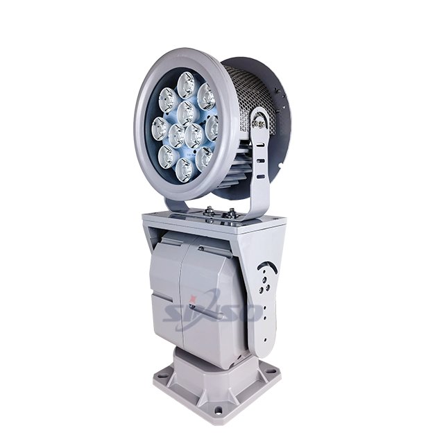 New Warehouse/habor/orchard/boarder Security Auto Rotating Searchlight Reflector