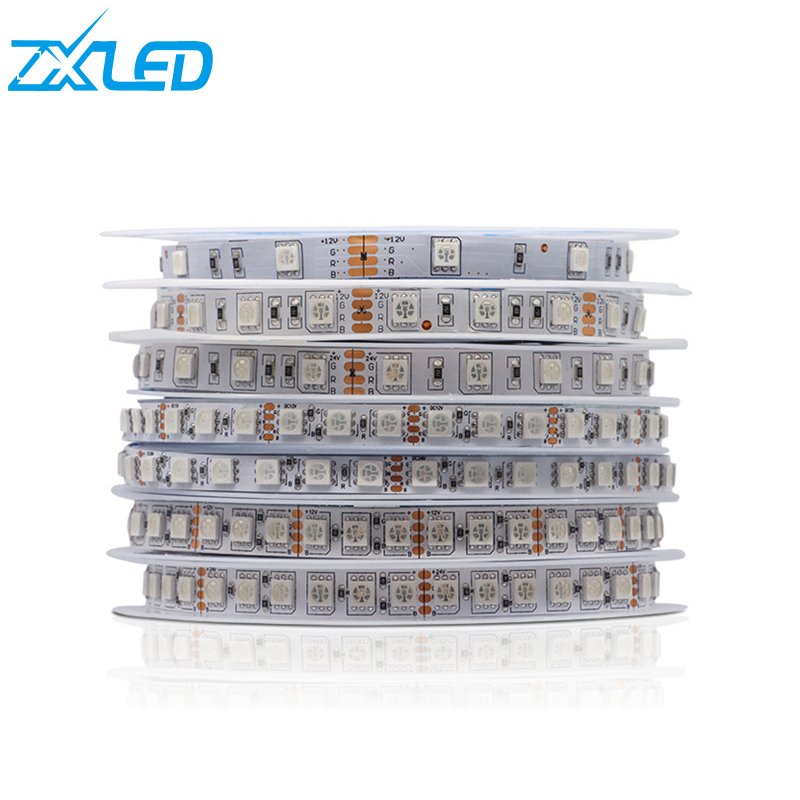 Flexible 5V 12V 24V 5050 RGB LED Strip 10M Outdoor Waterproof Smart Lights with USB Connectivity & App Control IP65 & IP68 Rated