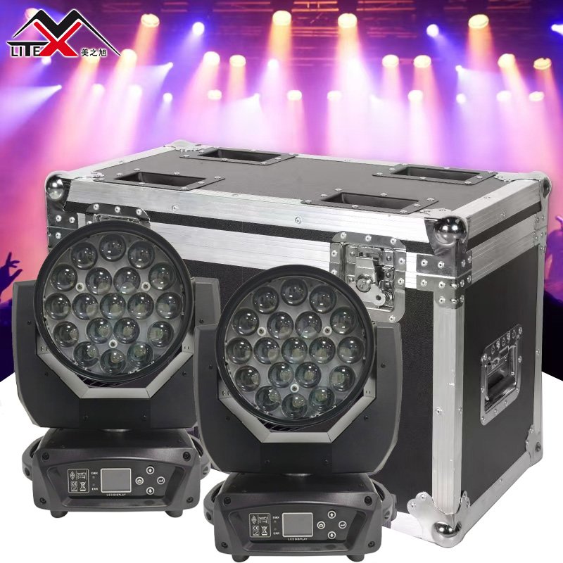 Mac Aura 19*15W RGBW 4in1 Beam Wash Zoom Led Moving Head Light