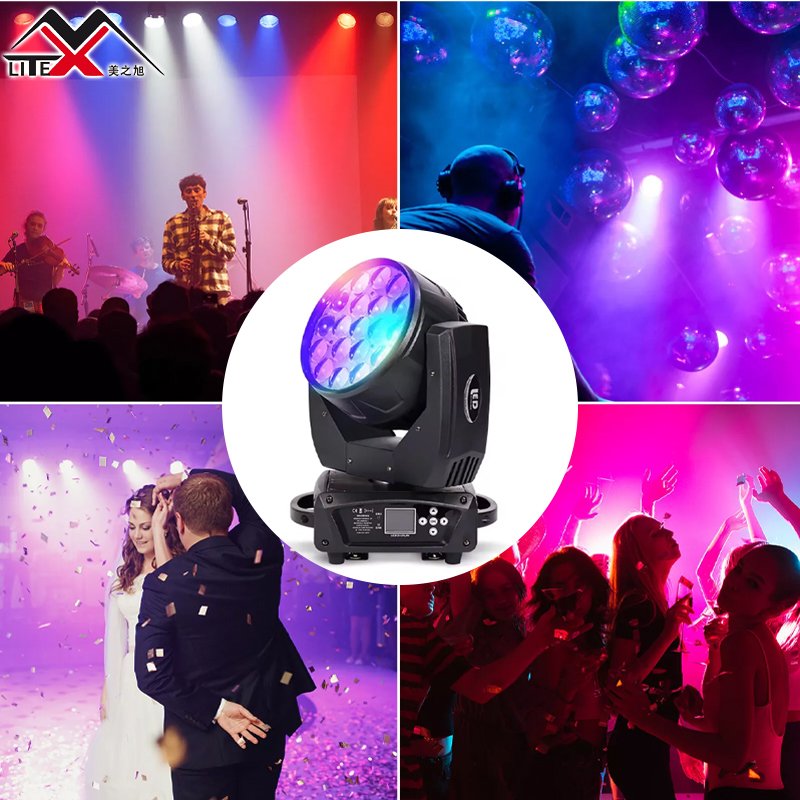 Mac Aura 19*15W RGBW 4in1 Beam Wash Zoom Led Moving Head Light