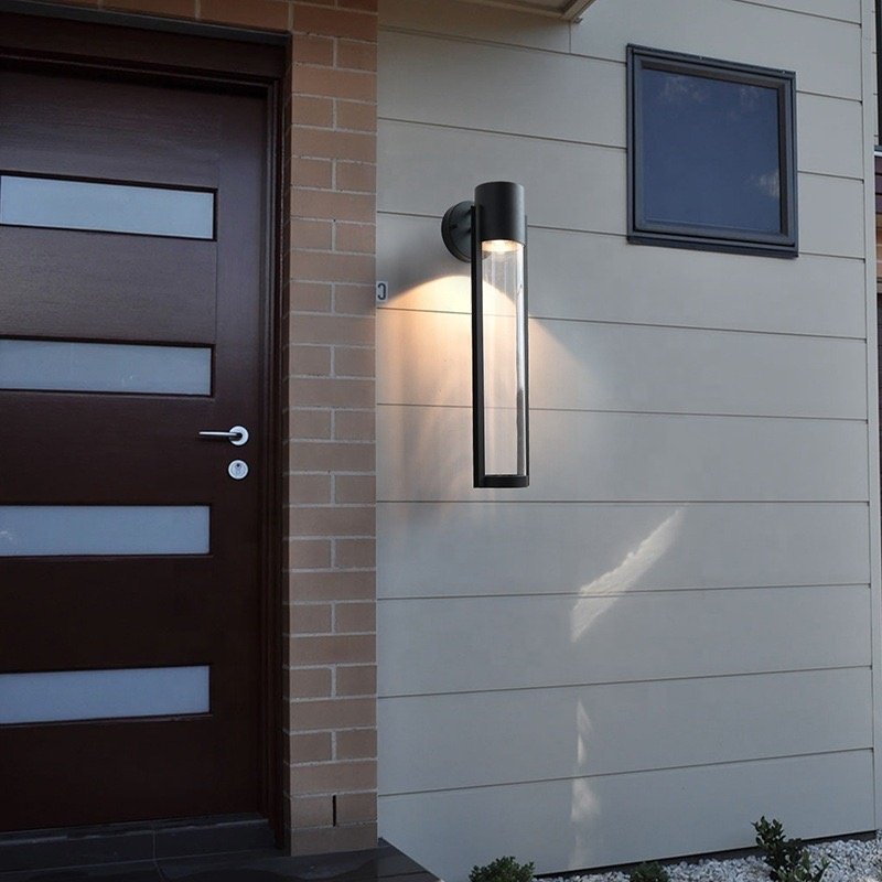 Modern Outdoor Wall Lamp Crystal Decoration Garden Street Patio Hallway Wall Sconce Lamps