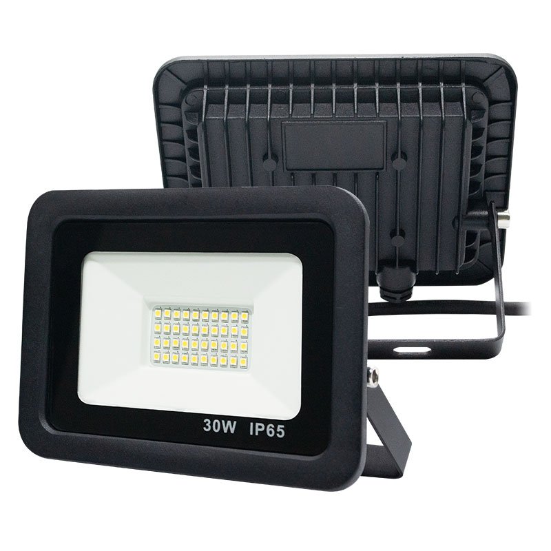Aluminum Housing LED Floodlight Warm White Pure White Neutral White 30W to 300W SMD Reflector Wall Mount for Hotels Gardens