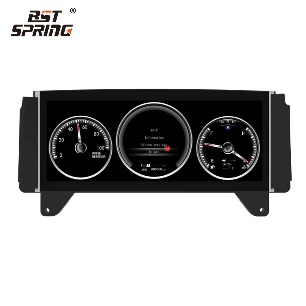 12.3inch Full IPS Screen Car Dashboard Speedometer Oil Gauge Instrument for Rolls-Royce Phantom 2004-2013 LCD Digital Cluster
