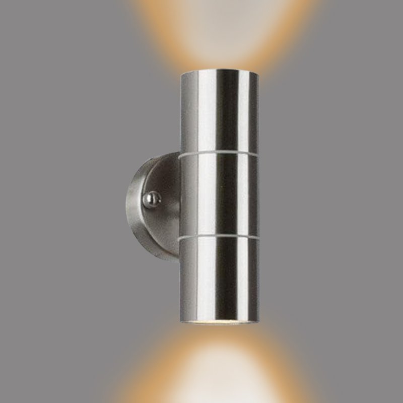 Stainless Steel Modern Facade Lighting Decoration Exterior Wall Mount Led Lights Outdoor Wall Lamps up and Down Wall Light