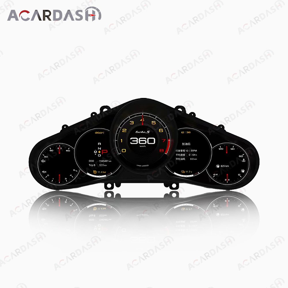 ACARDASH Digital Cluster Virtual Cockpit for Porsche Cayenne Panamera 10-17 Car Multimedia Player Odometer Dashboard Speed Meter